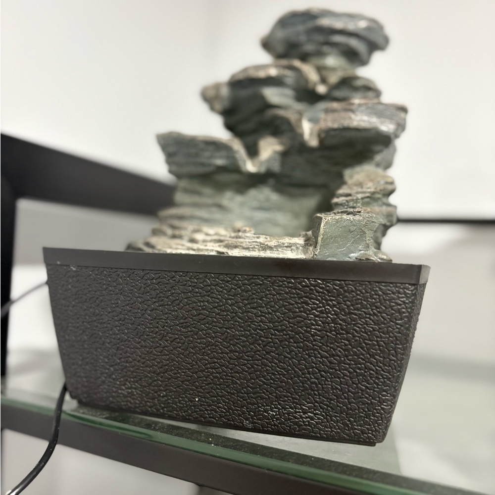 Elegant Black Tabletop Water Fountain